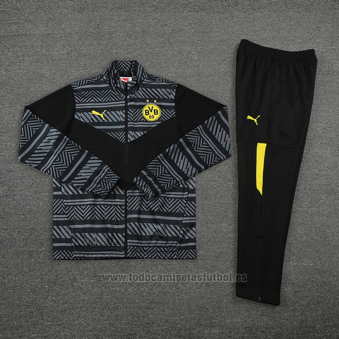 Chandal de Chaqueta del Borussia Dortmund 2022-2023 Gris